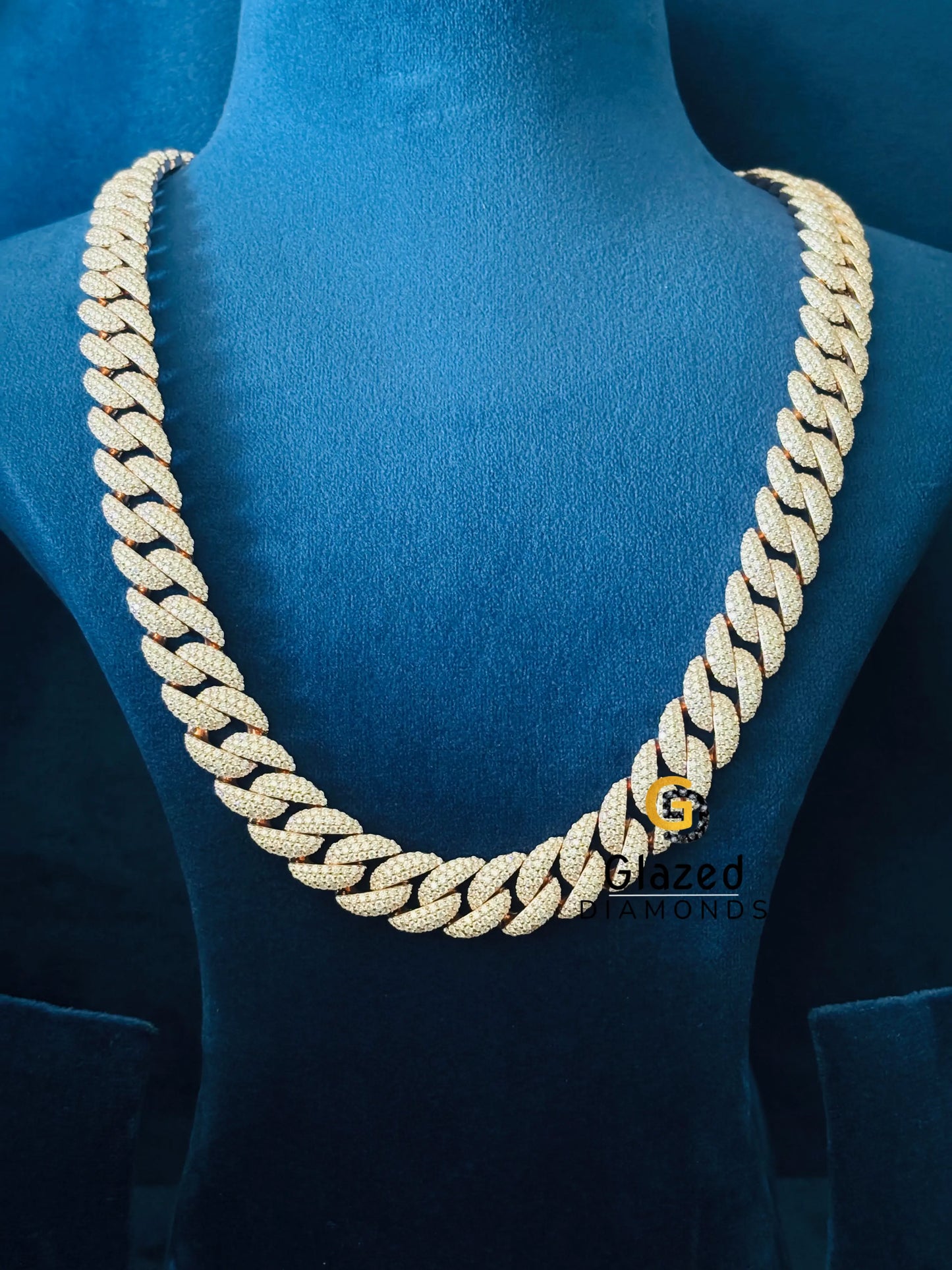 Rose Gold Plated Cuban Link Rapper Chain