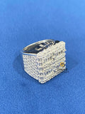 Round_Baguette Moissanite Super Square Hip Hop Ring