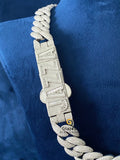 Round_Baguette VVS Moissanite 18MM Diamond Studded Chain