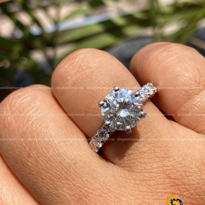 Round Diamond Anniversary Ring