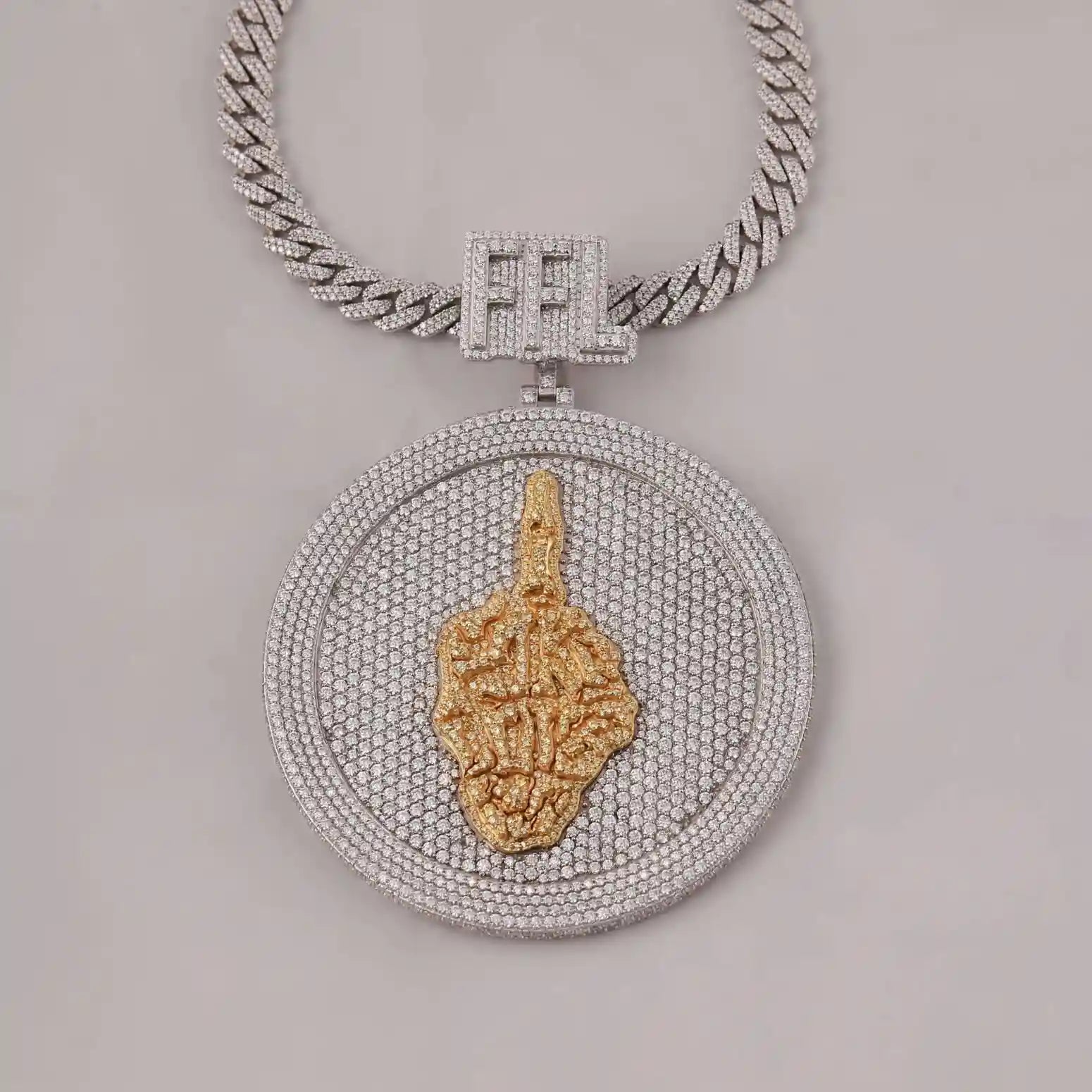Round Moissanite Pendant