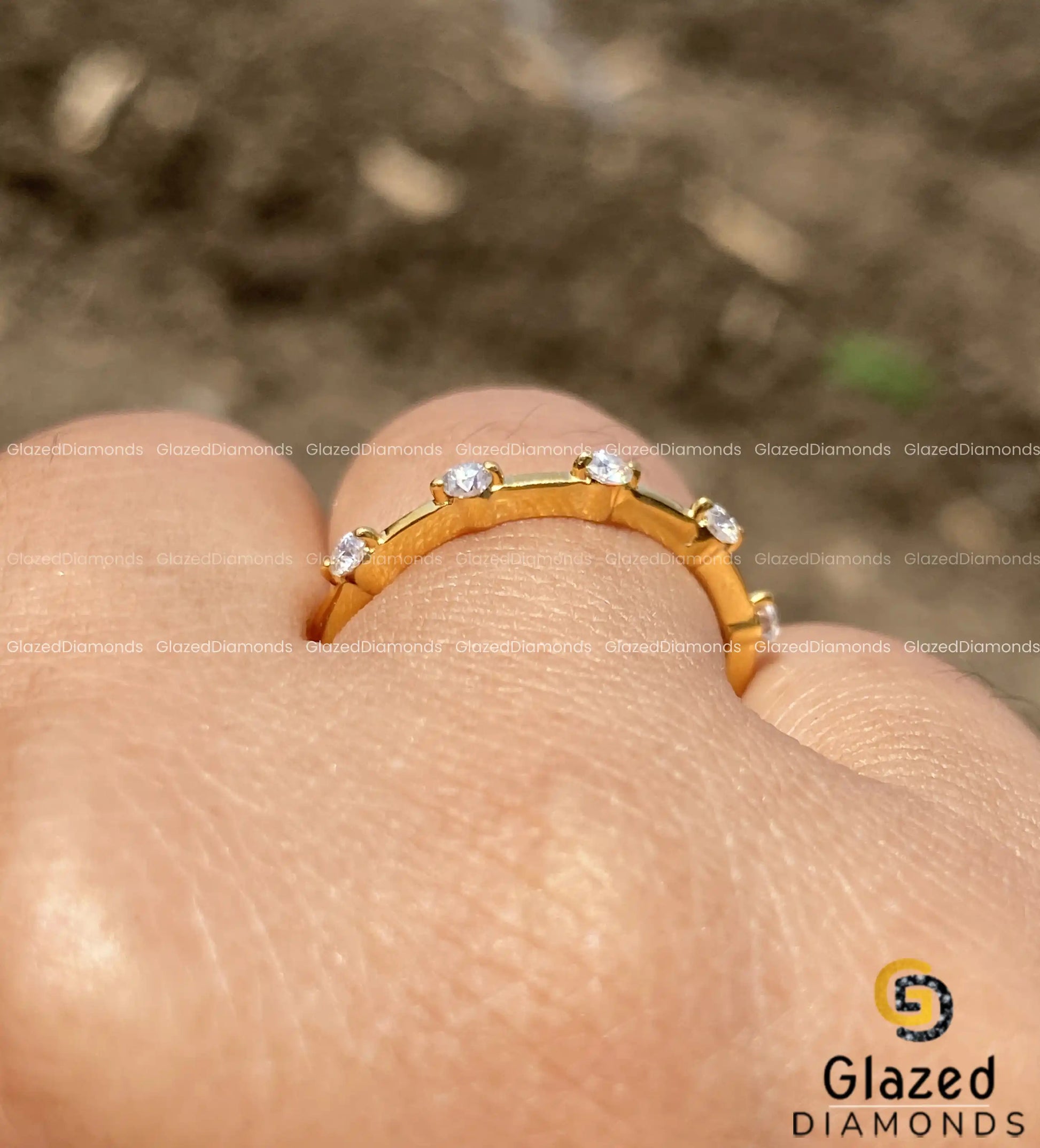 Round Moissanite Ring For Women