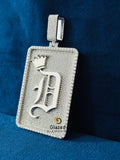 Round VVS Moissanite Diamond Studded Pendant