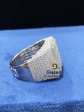 Round VVs Moissanite D Colorless Hip Hop Ring