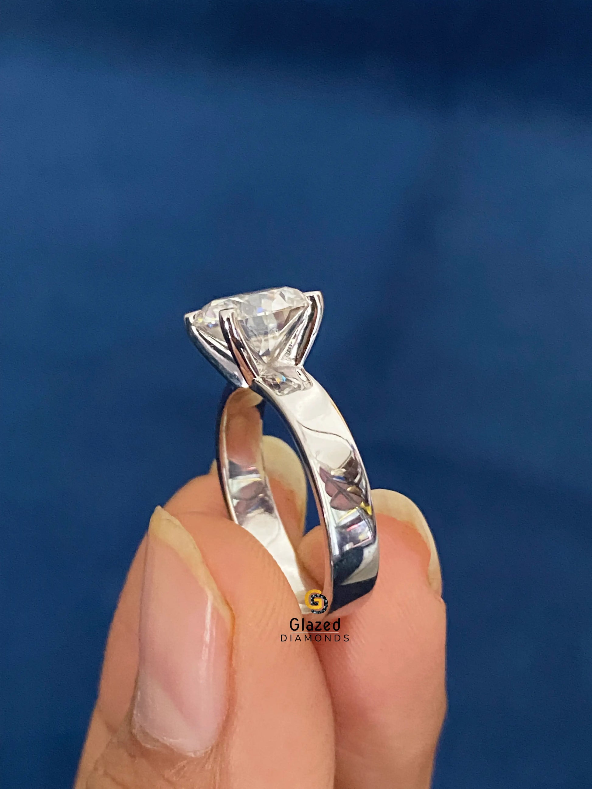 Round Wide Band Ring For Women