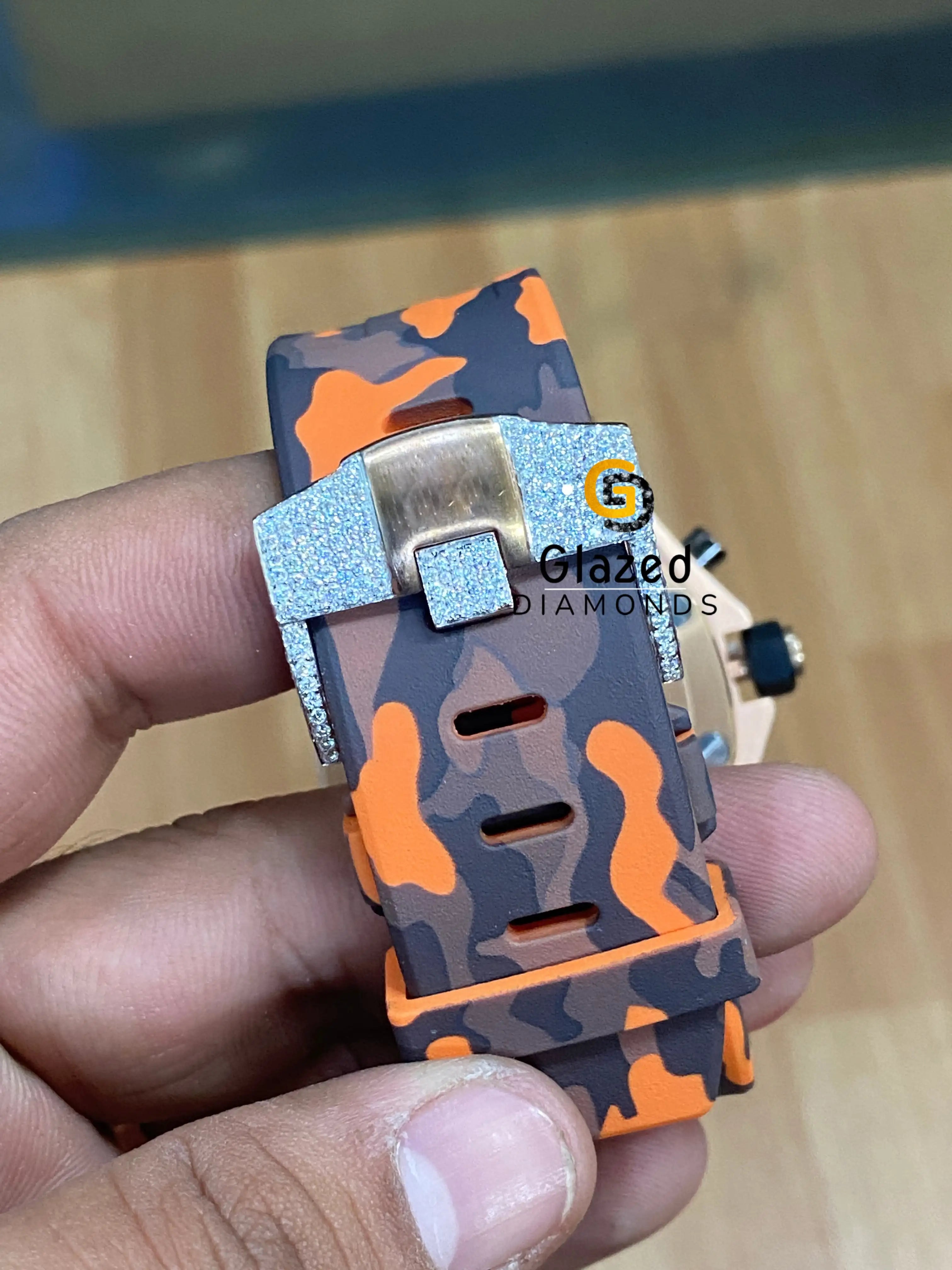 Silicone Army Belt Mens Watch