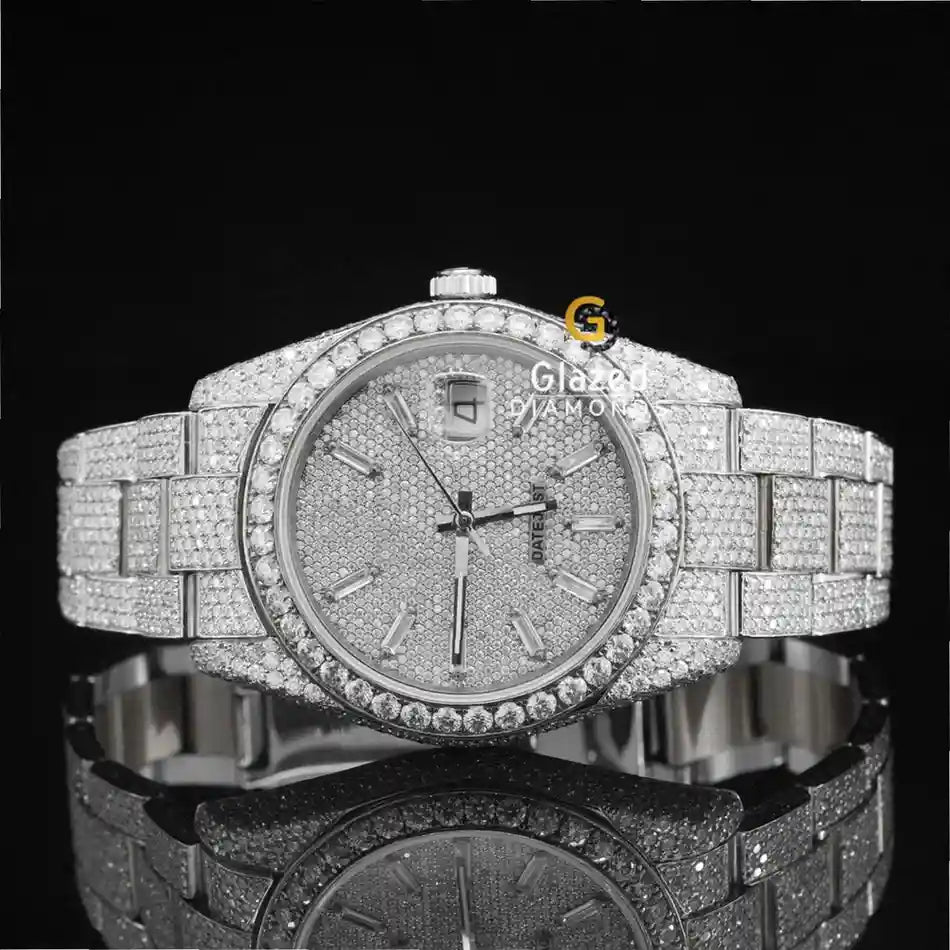 Silver VVS DIamond Watch