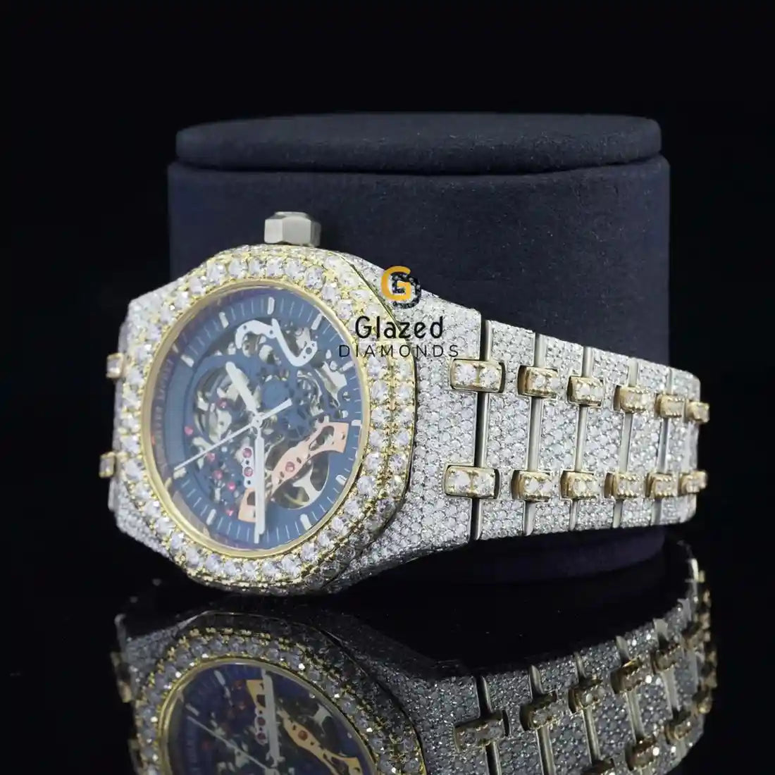 Skeleton Iced Out Watch