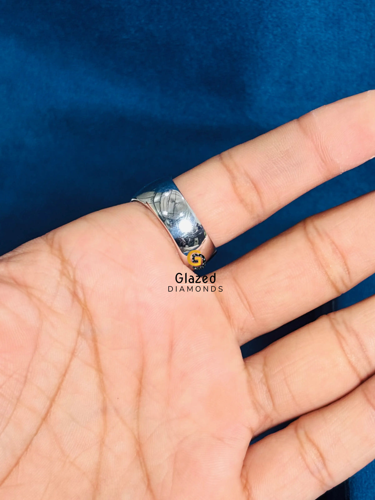 925 Sterling Silver Custom Alphabet Letter Ring For Men
