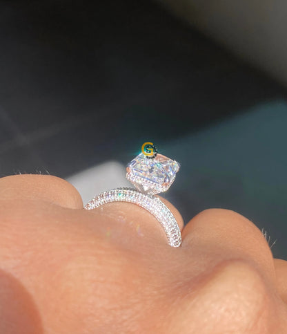 Solitaire Moissanite Wedding Set