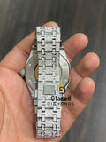 41mm Stainless Steel Hip Hop Moissanite Diamond Watch