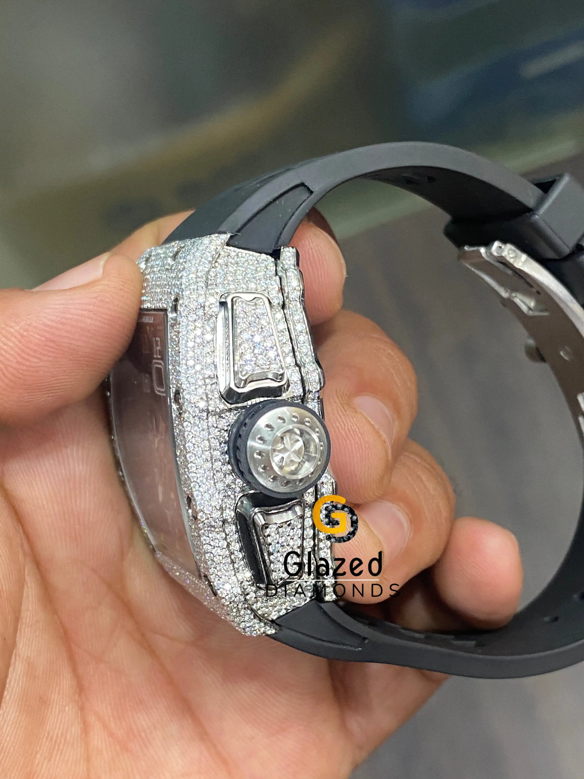 Stainless Steel Dial Mens Watch