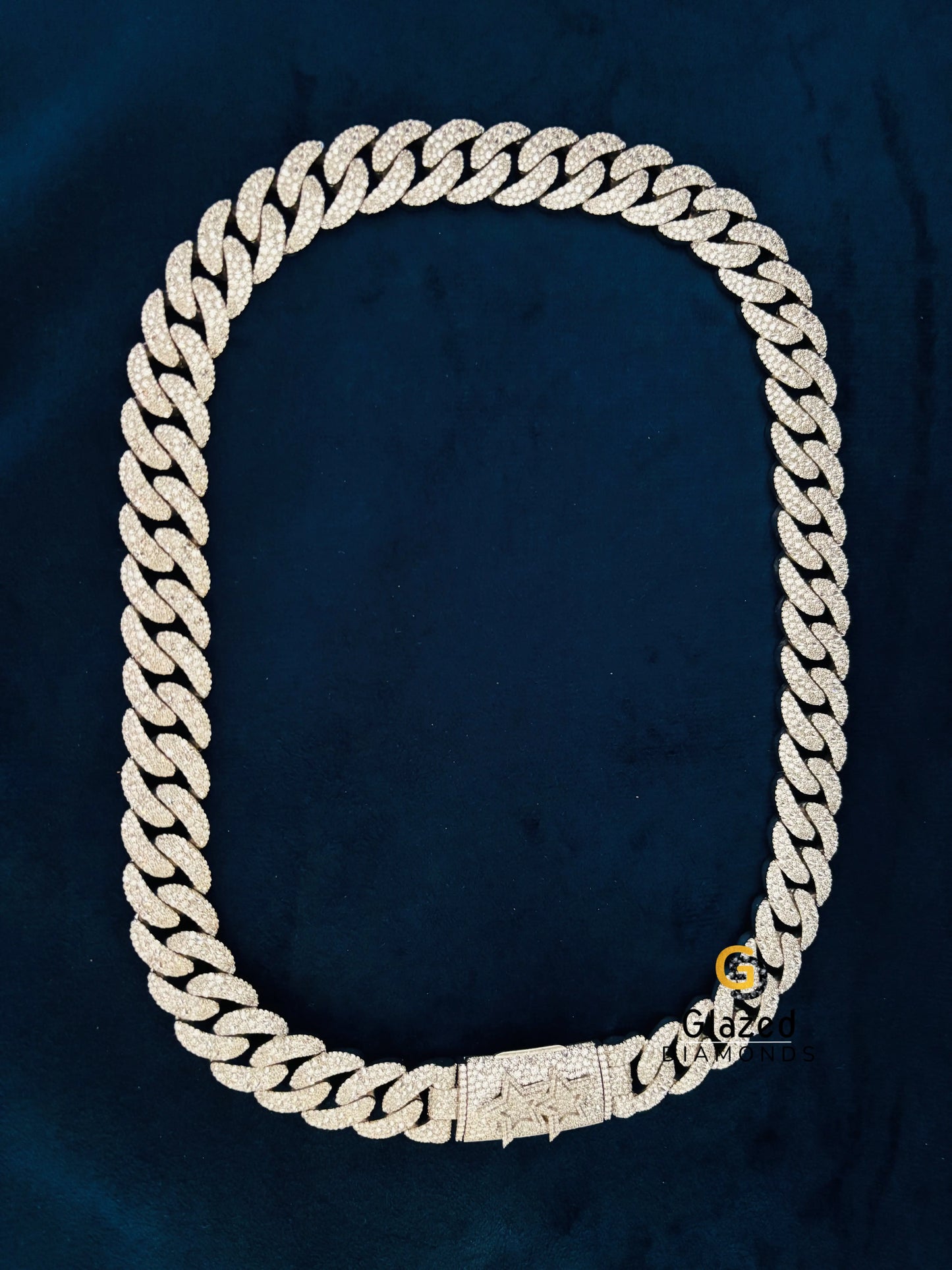 Star Shape Hip Hop Moissanite Chain