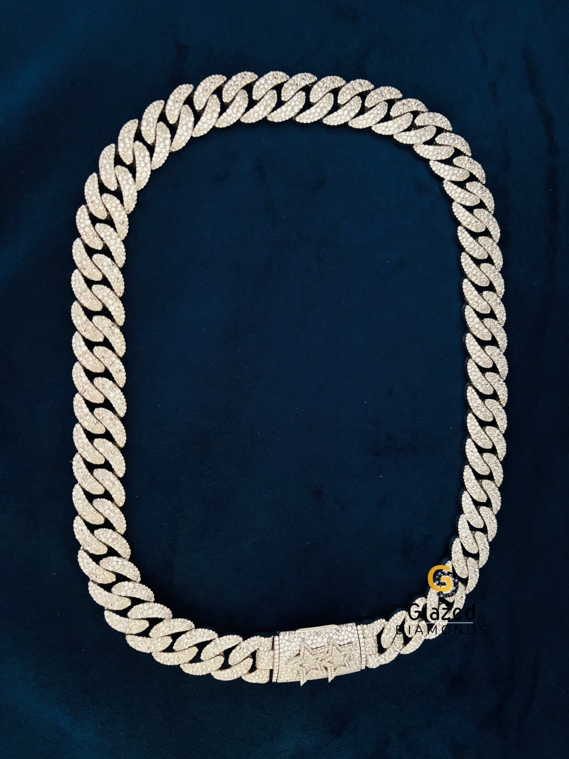 Star Shape Hip Hop Moissanite Chain
