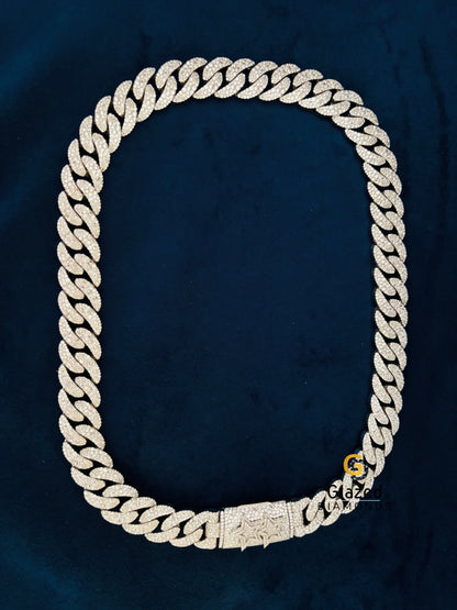 Star Shape Hip Hop Moissanite Chain