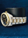 Stick Dial Bust Down VVS Moissanite D Colorless Watch