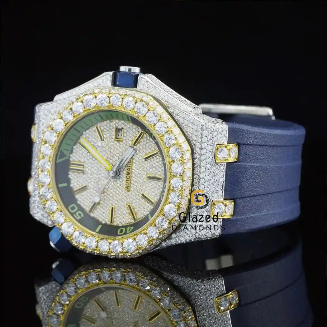 Stylish Moissaanite Watch