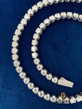 Tennis Link 4MM Round VVS Moissanite Hip Hop Chain