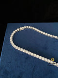 Tennis Link 5MM Round Moissanite Hip Hop Chain