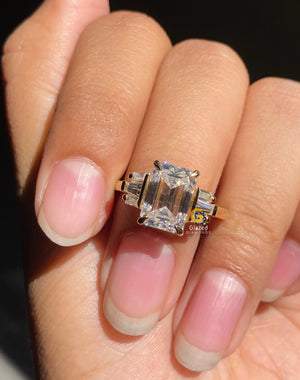 Three Stone Engagement Ring For Her