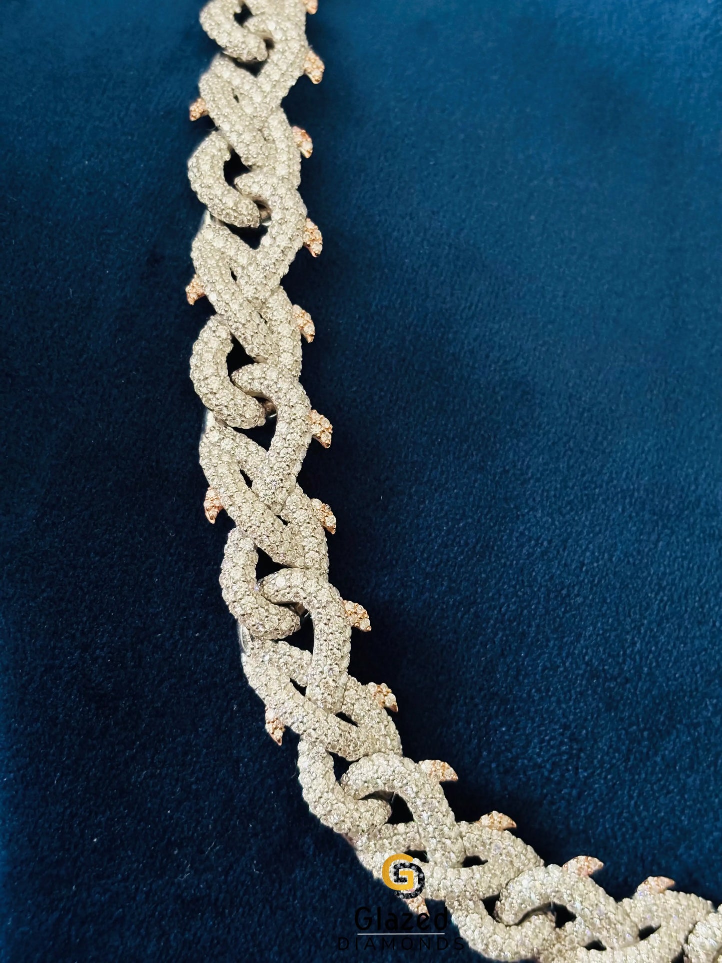 Thrown Crown VVS Moissanite Hip Hop Chain For Men