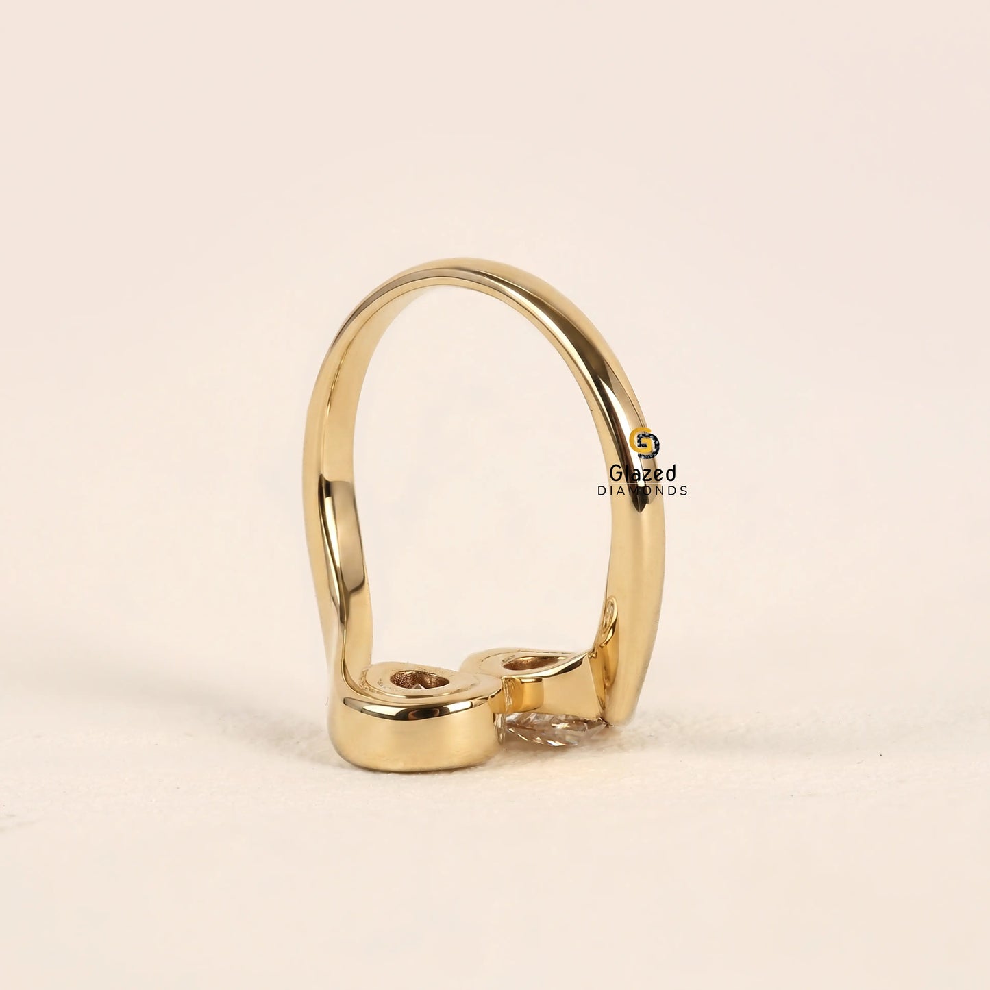 Toi Et Moi Pear And Round Lab Diamond Ring For Women