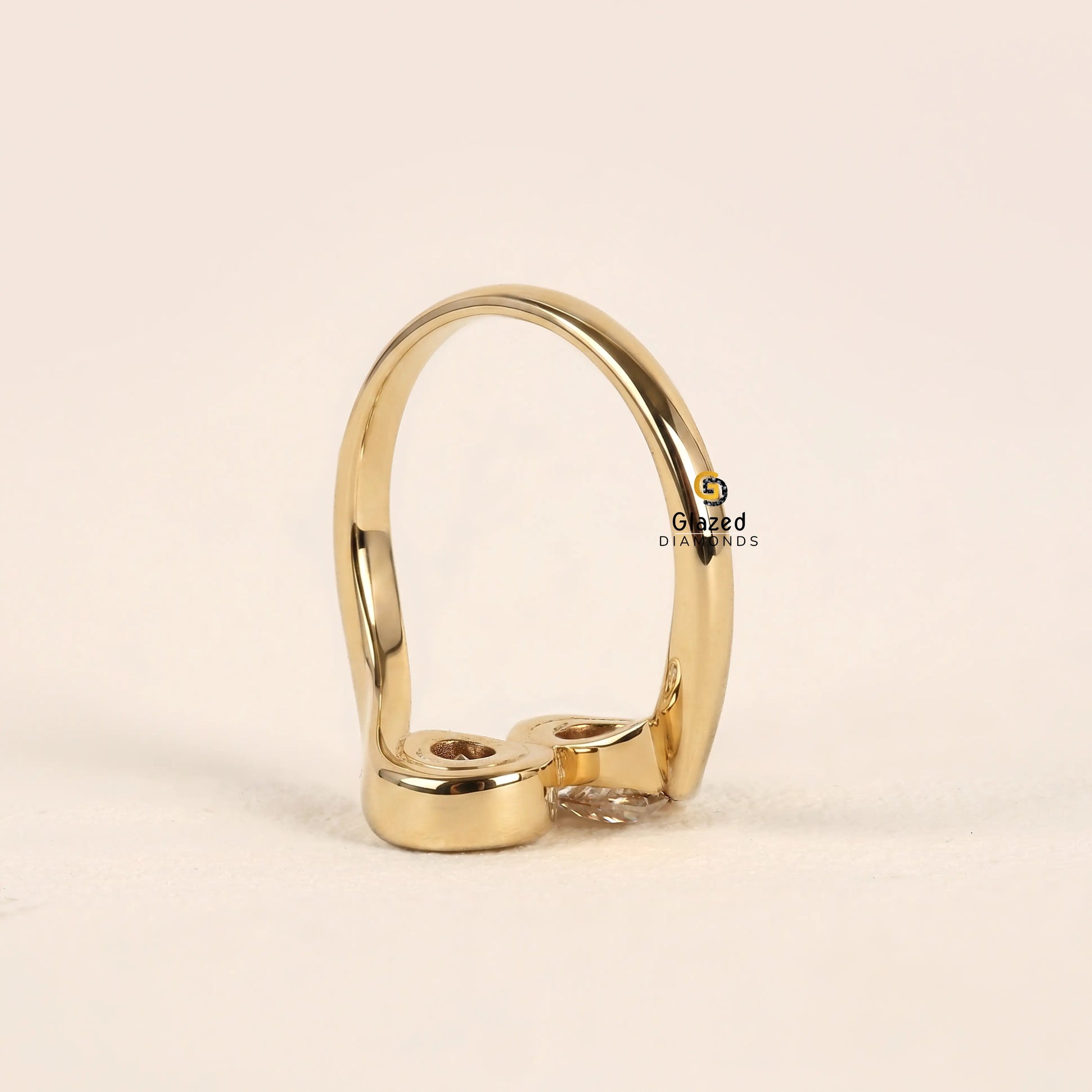 Toi Et Moi Pear And Round Lab Diamond Ring For Women