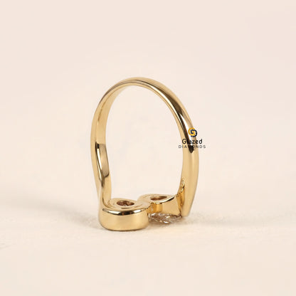 Toi Et Moi Pear And Round Lab Diamond Ring For Women