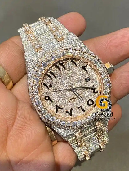 Tow Tone Moissanite Watch