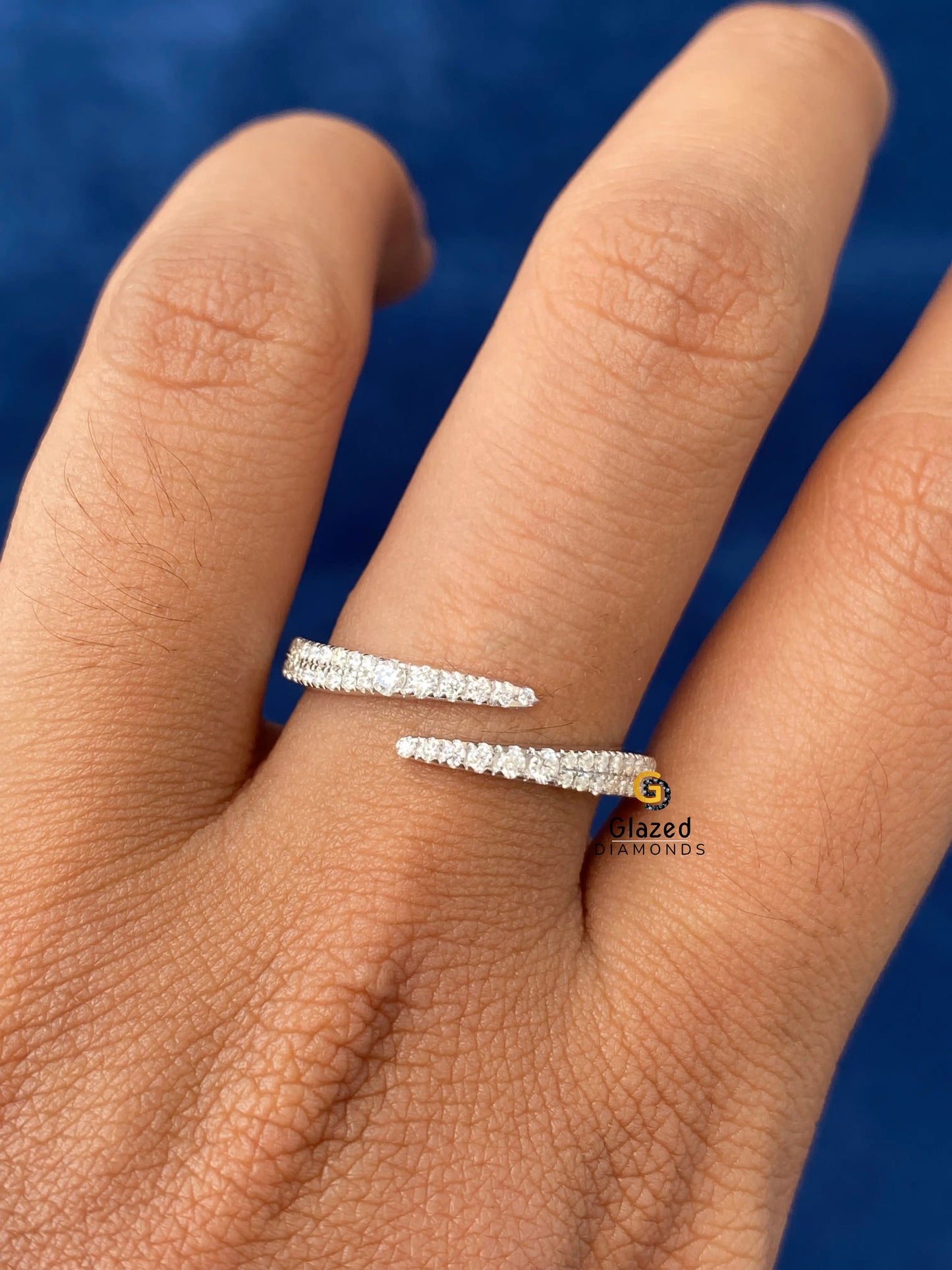 Twisted Band Gap Ring For Women