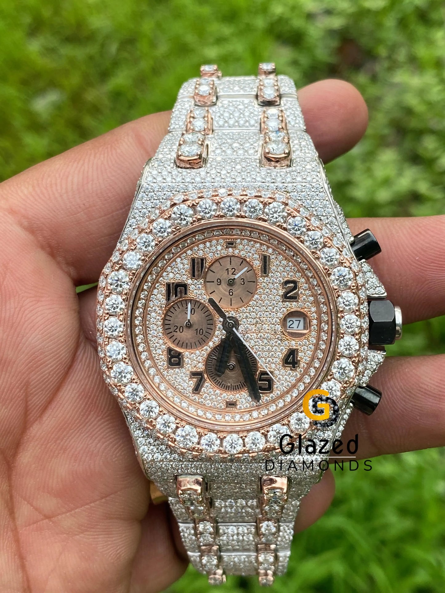 Two Tone Diamond Watch