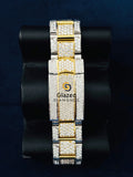 Two Tone Fully Iced Out Moissanite Watch