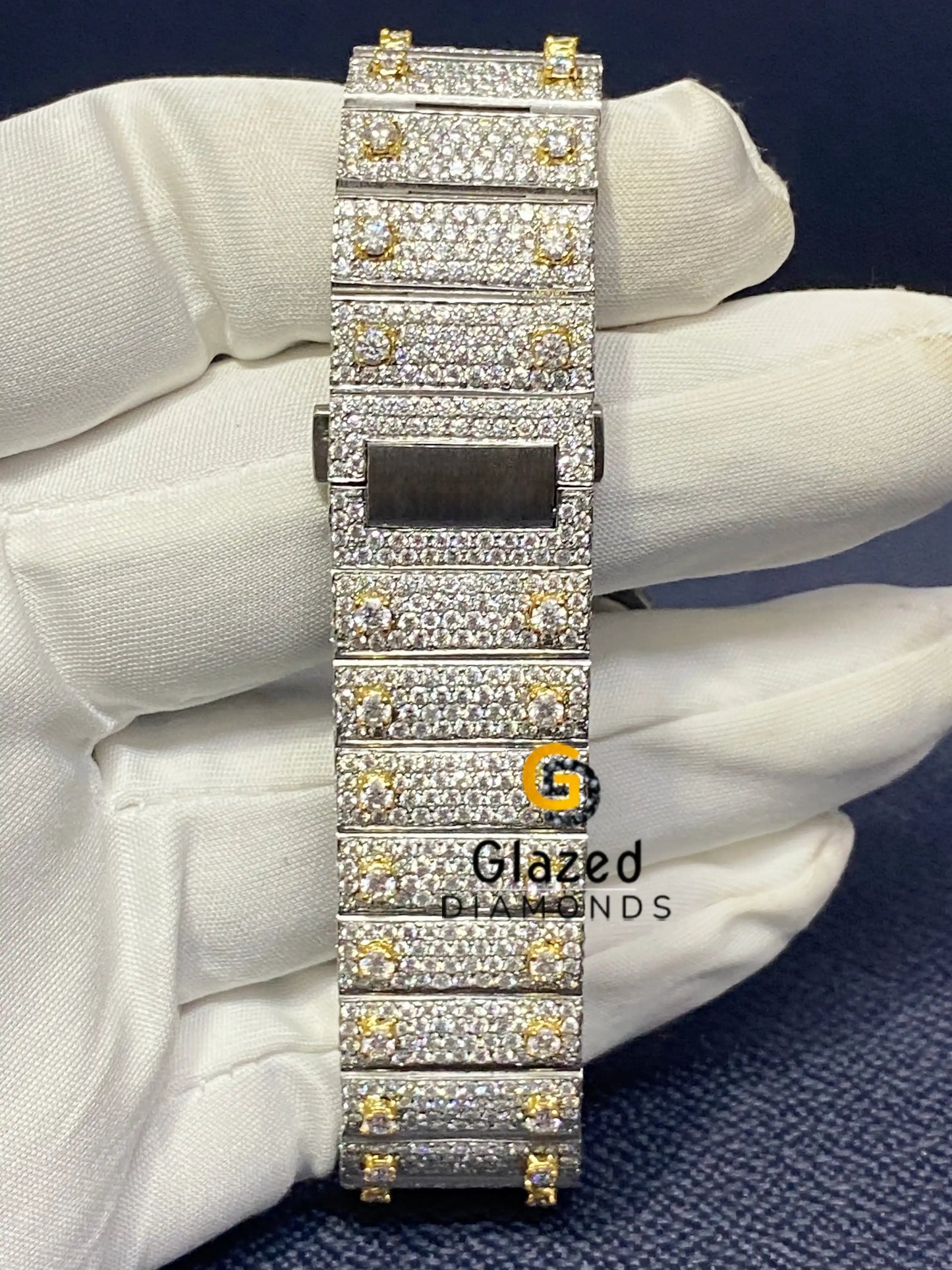 Two Tone Fully Loaded Diamond Watch