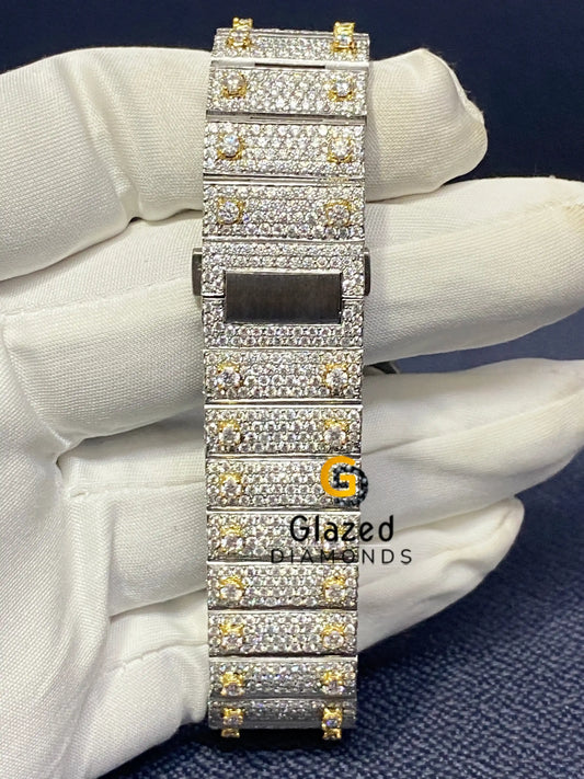 Two Tone Fully Loaded Diamond Watch