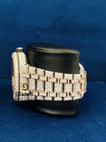 Two Tone Iced Out AP Moissanite Watch