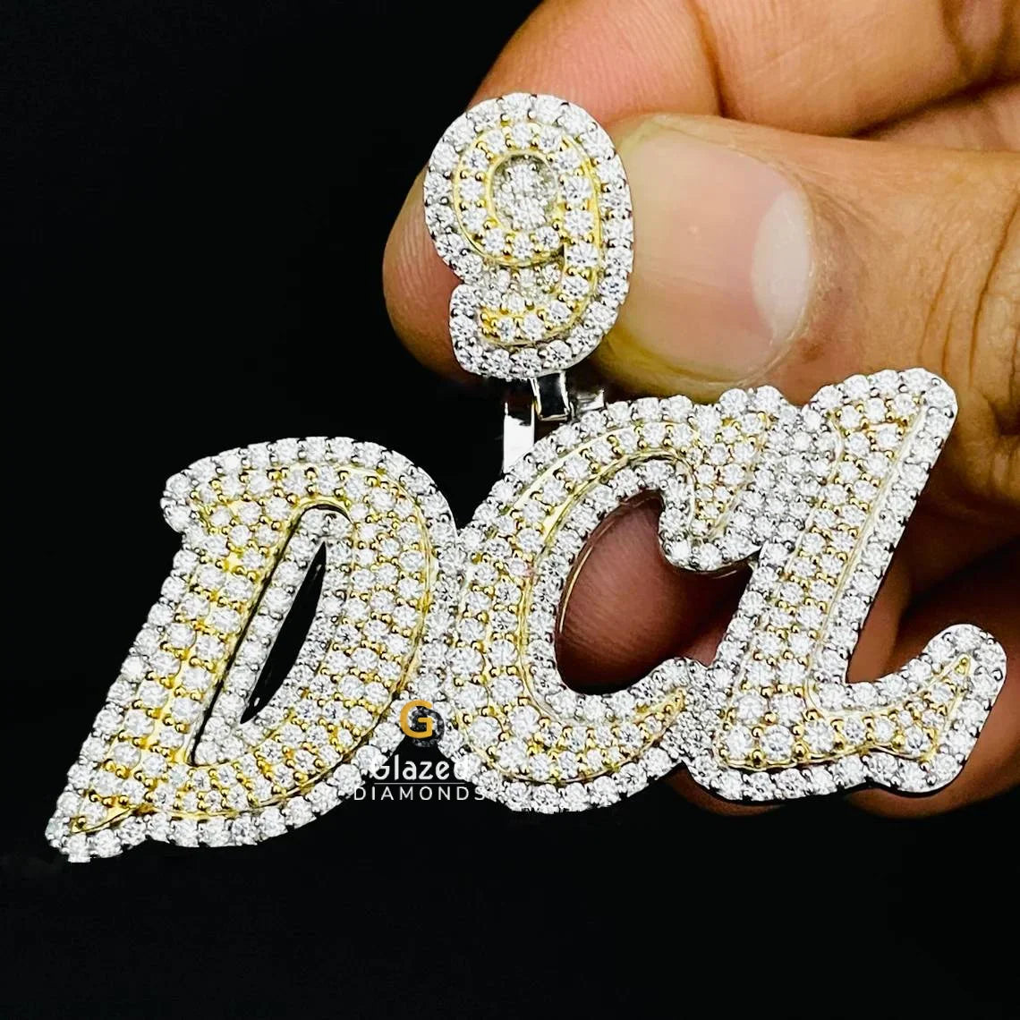 Two Tone Name Pendant
