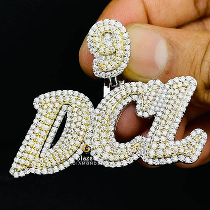Two Tone Name Pendant