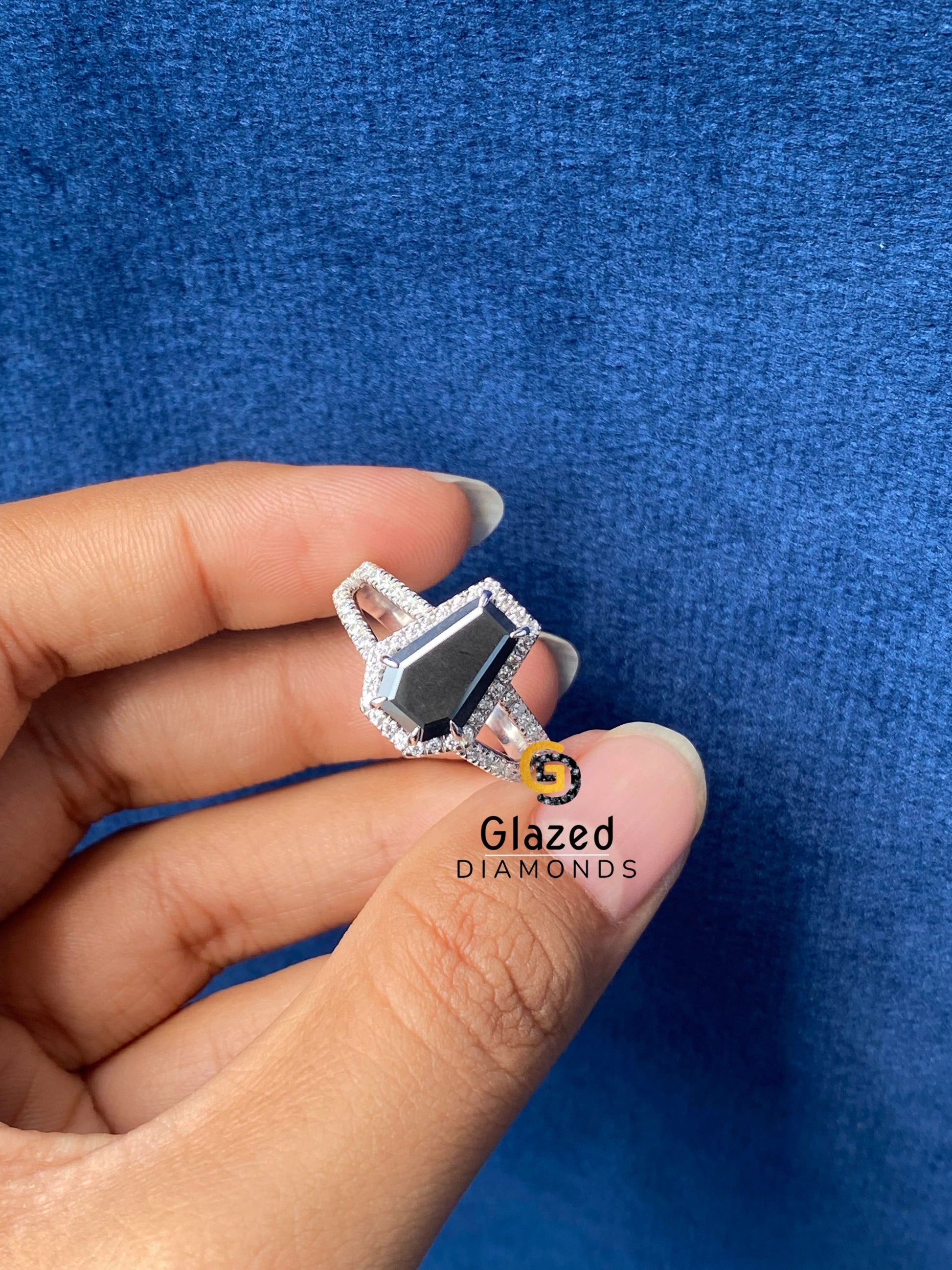 Unique Diamond Halo Ring