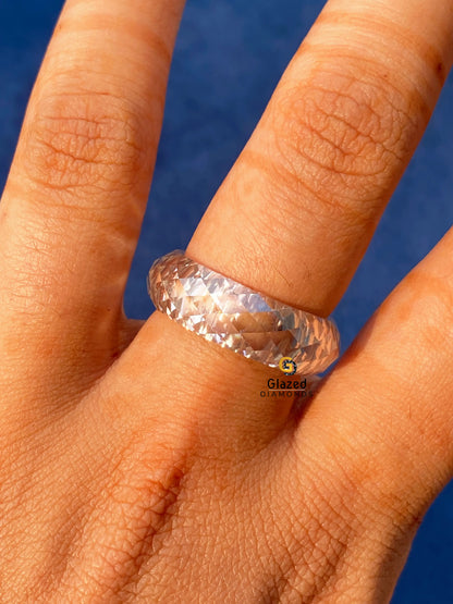 Unique Metal Free Anniversary Ring