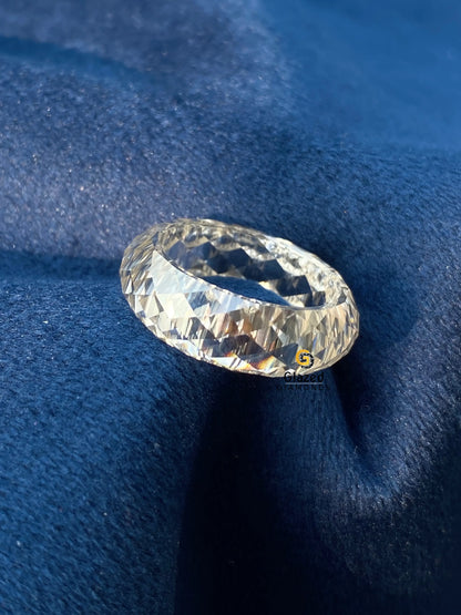 Unique Metal Free Anniversary Ring For Unisex