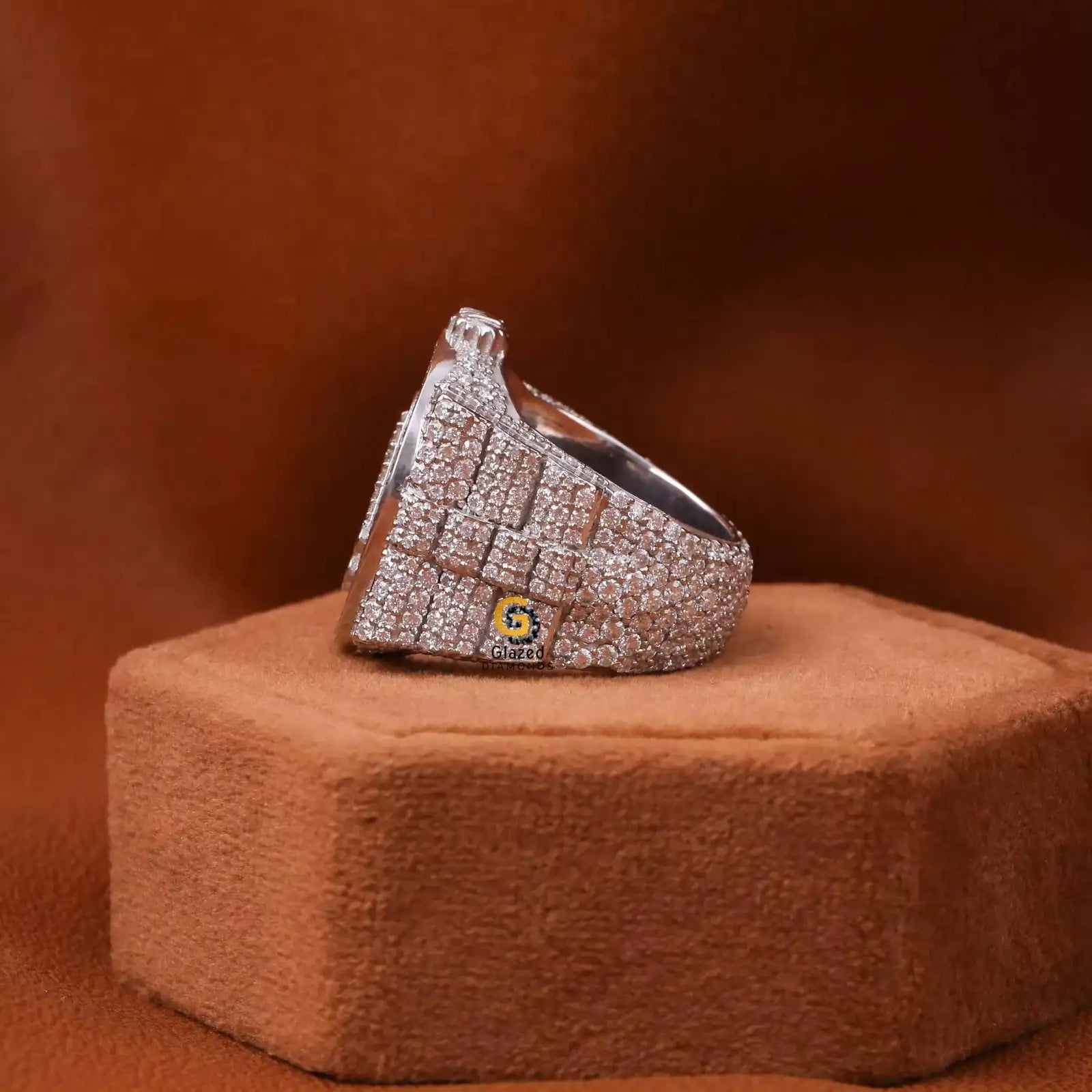Unique Moissanite Ring b