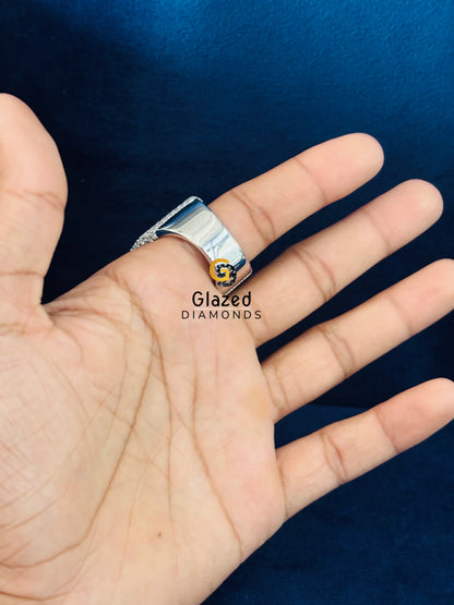 VVS1 Moissanite Pave Setting Ring