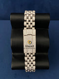 Pink Dial Fully Iced Out Moissanite Diamond Studded Watch