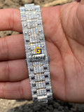 Baguette VVS Moissanite Fully White Studded Iced Diamond Watch