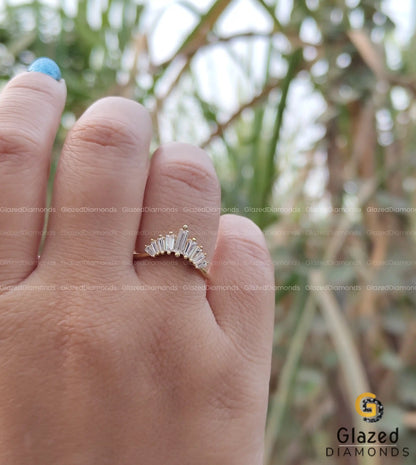 VVS Moissanite Baguette Ring