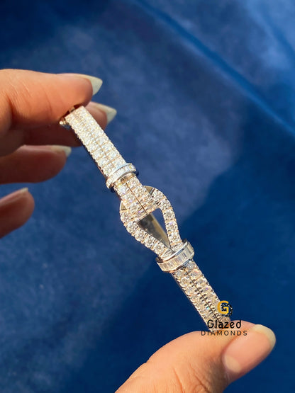 VVS Moissanite Bangle Bracelet for Her