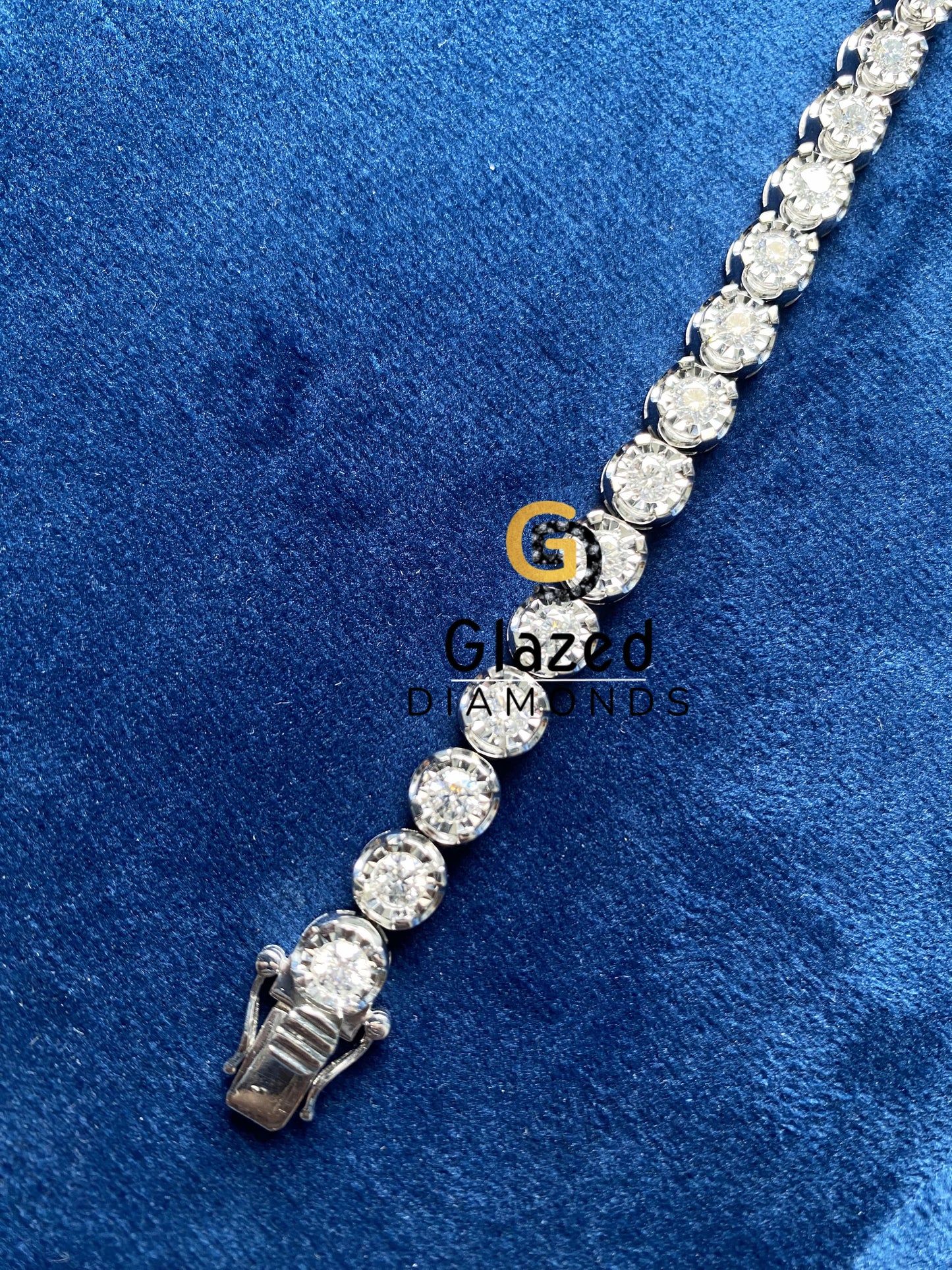 VVS Moissanite Bezel Set Bracelet