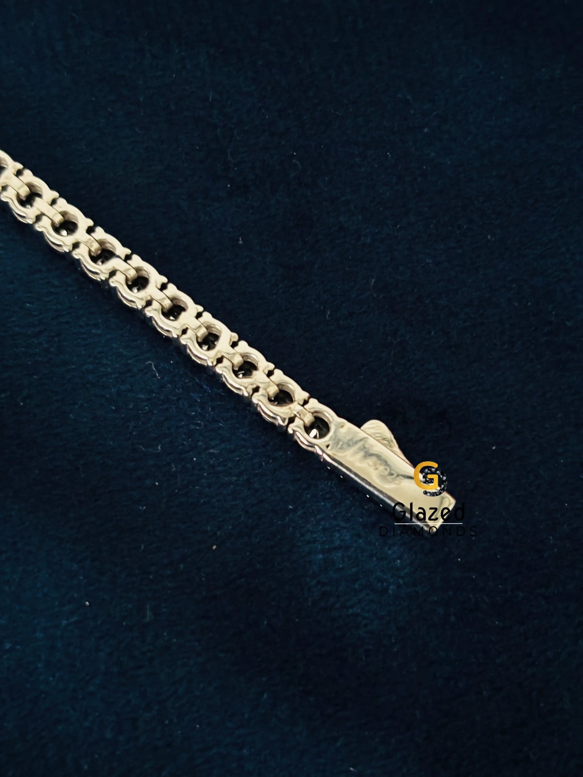 VVS Moissanite Black Tennis Hip Hop Bracelet For Women