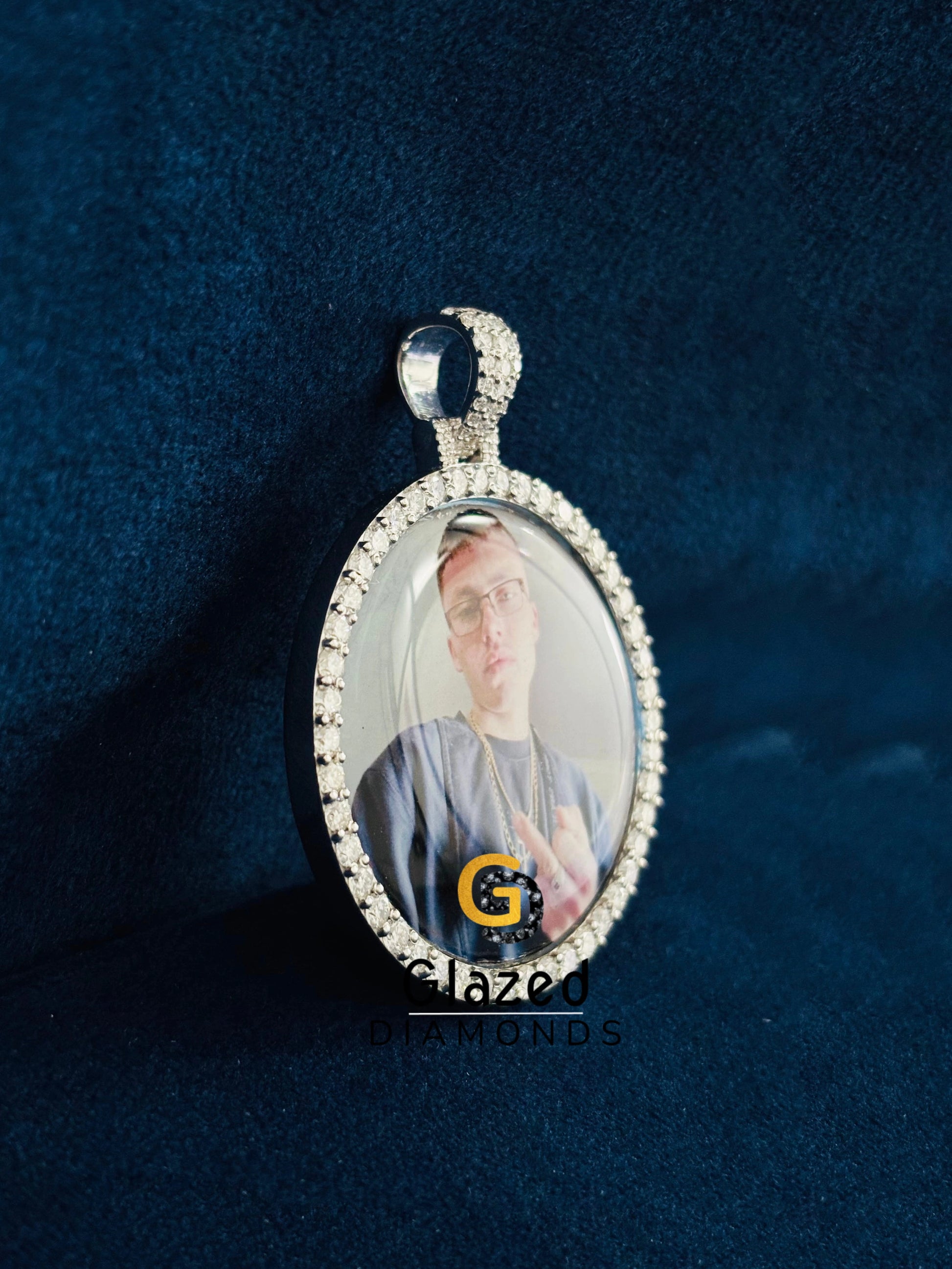 VVS Moissanite Diamond 3D Custom Pendant