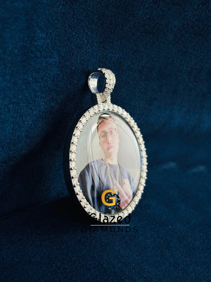 VVS Moissanite Diamond 3D Custom Pendant